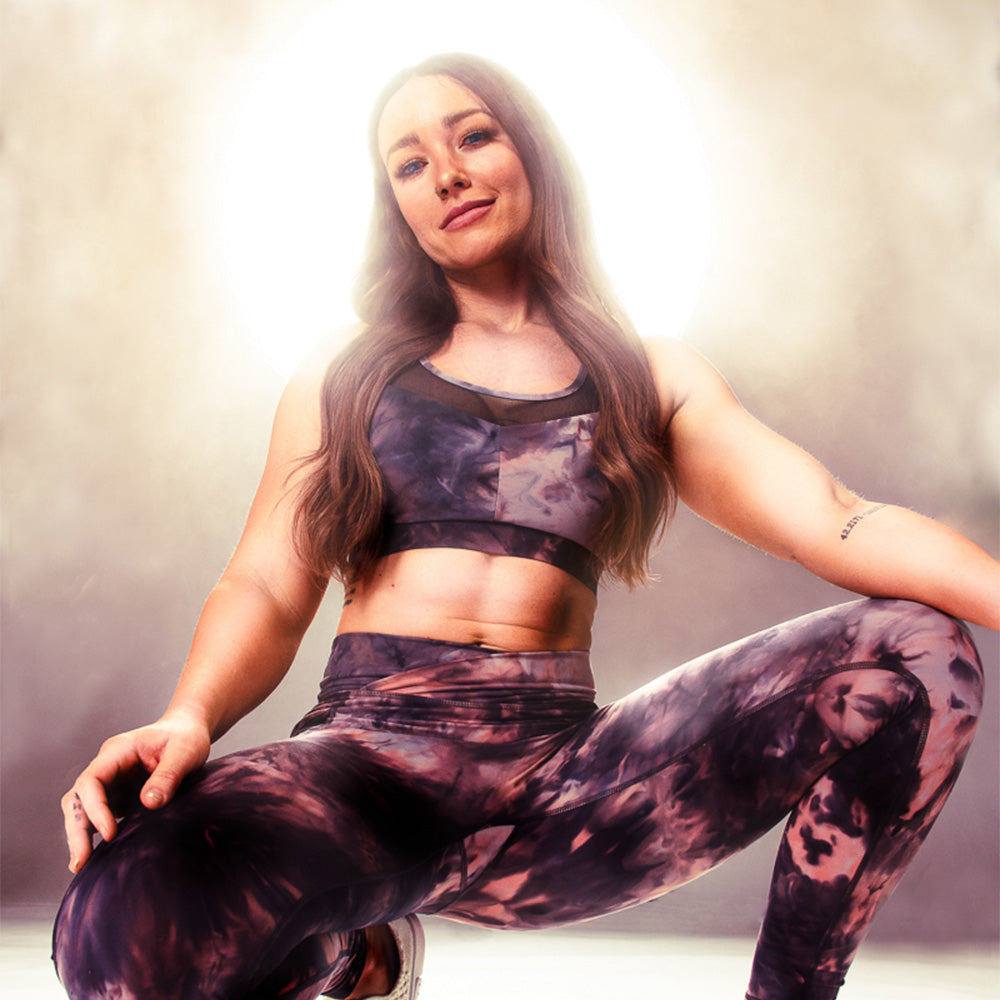 BonSchro Collection - Tie Dye Sports Bra and Leggings